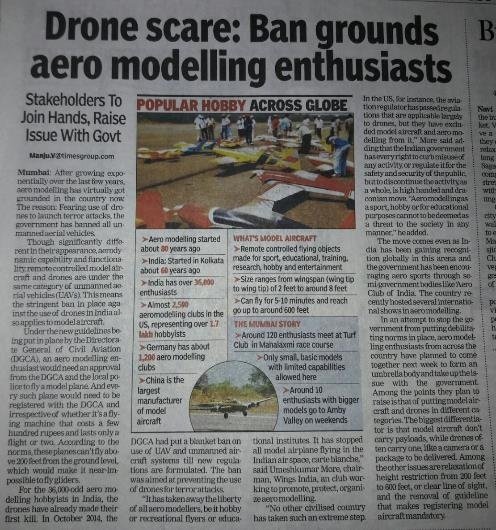 The Times of India coverage clipping