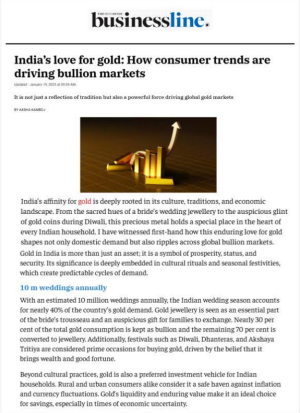 The Hindu businessline coverage clipping