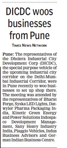 The Times of India coverage clipping
