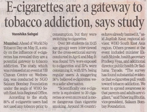 The Times of India coverage clipping